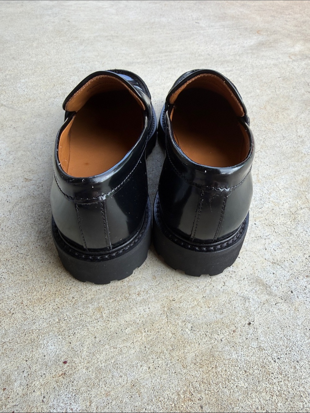 Thursday boot co Penny Loafers with Red Heart Accent - Picture 6 of 9